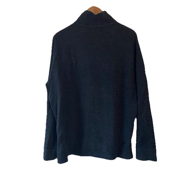 Ralph Lauren Polo Mens Pullover Sweater XL Gray 1/4 Zip Preppy Classic Pony Logo - Picture 6 of 8